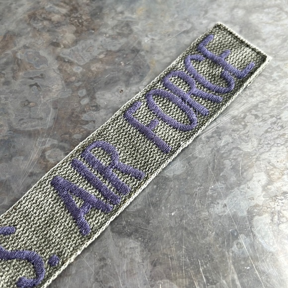 U.S. AIR FORCE embroidered tape patch - Vintage - Picture 4 of 10